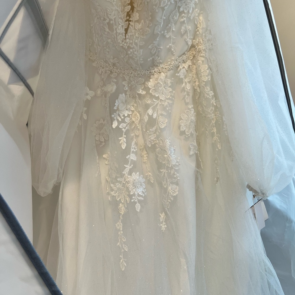 Melissa Sweet Tulle and Lace Wedding Dress